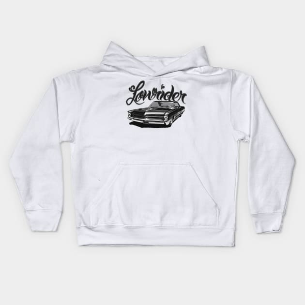 muscle car Kids Hoodie by retroracing